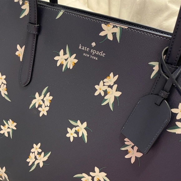 Kate Spade Orange Blossom Medium‎ Tote Schuyler KD739 - Picture 8 of 9